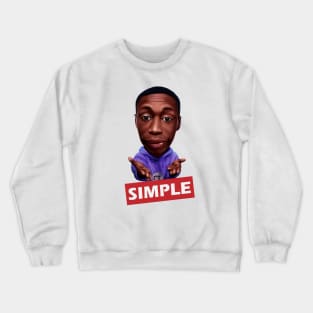 Caricature of Khabane "Khaby" Lame Crewneck Sweatshirt